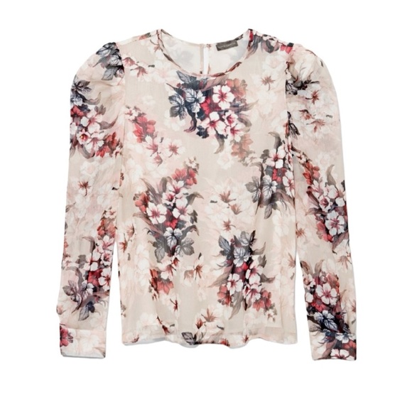 NWT VINCE CAMUTO Women’s Timeless Blooms Floral Print Blouse Sz Large - Picture 1 of 8
